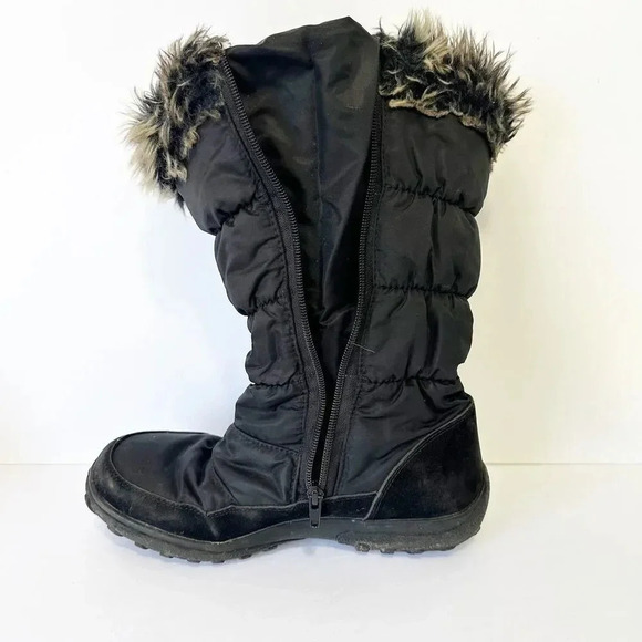 Spring Step Womens Alpi-Tex Vanish Faux Fur Trim Black Snow‎ Boots Size 39 US 9 - Picture 10 of 10